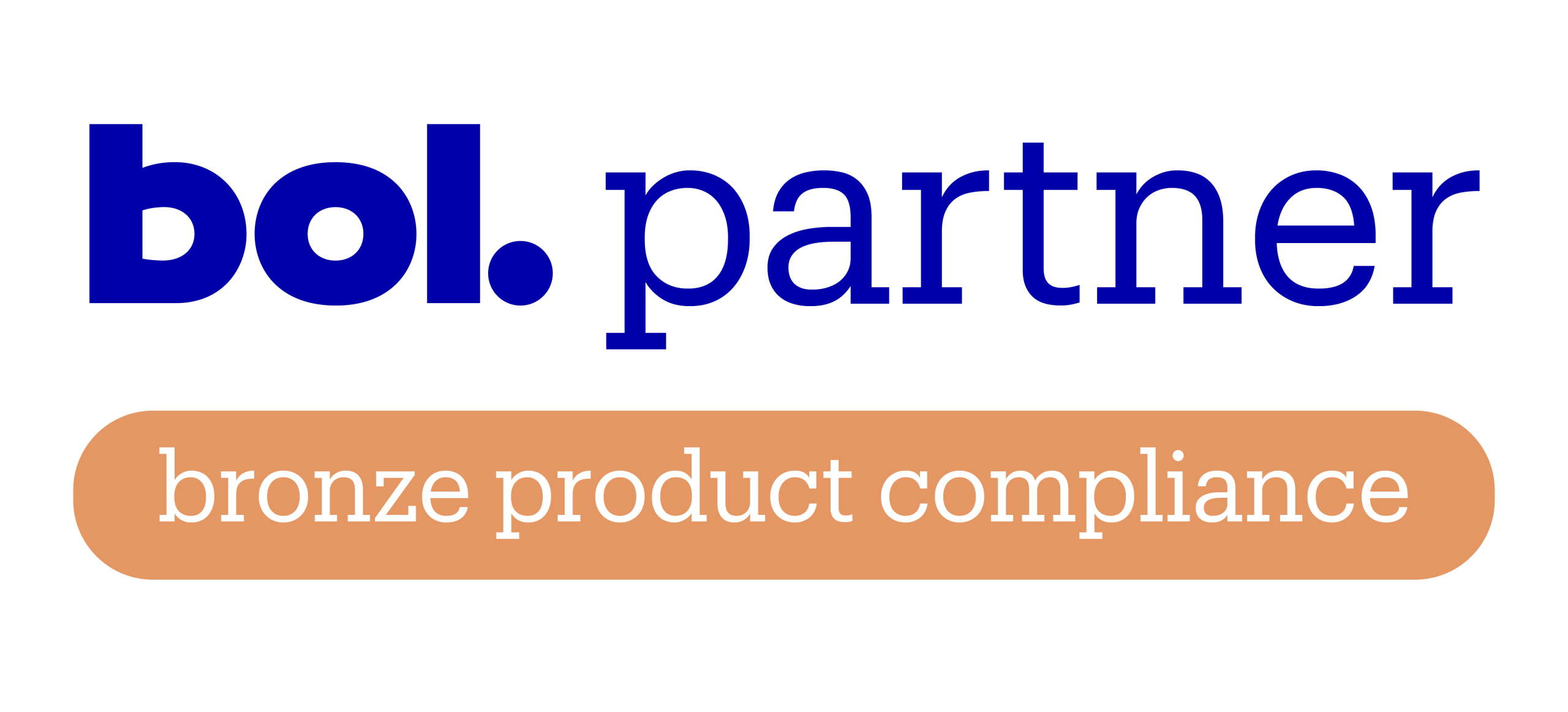 Officieel label: bol. partner, bronze product compliance